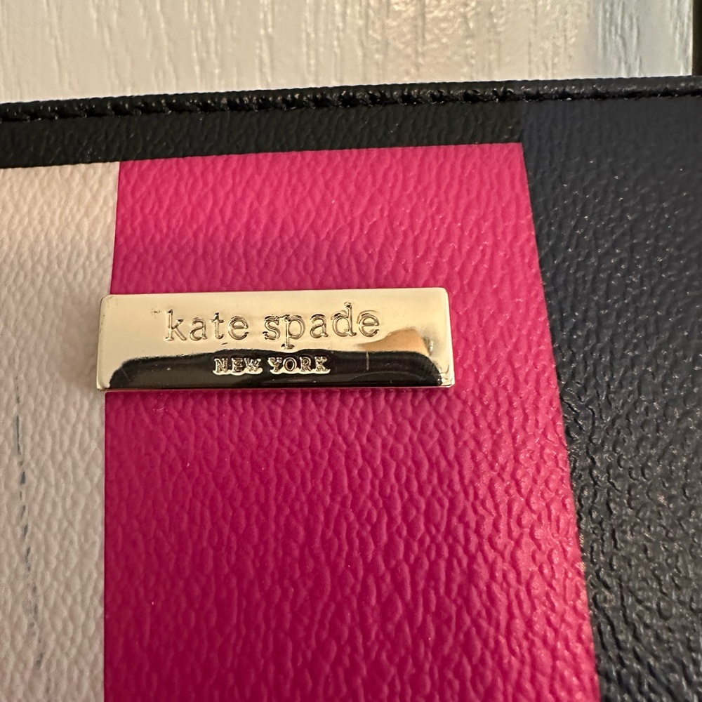 Kate Spade Pink and Black Geometric Tote - Picture 2 of 10